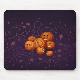 Tapis De Souris Là où les citrouilles de Halloween sont nés