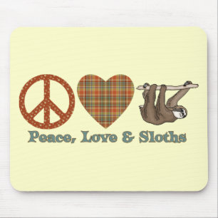 Tapis De Souris La paix, l'amour et les Slots