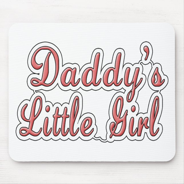 Tapis De Souris La petite fille du papa (Devant)
