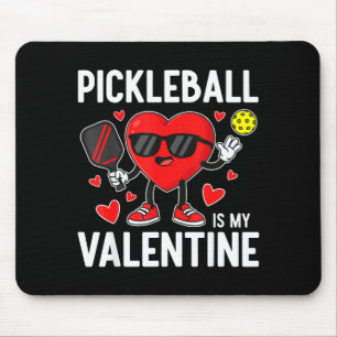 Tapis De Souris La pickleball de la Saint-Valentin est l'amour des