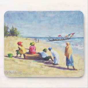 Tapis De Souris La plage chez Abene Sénégal 1997
