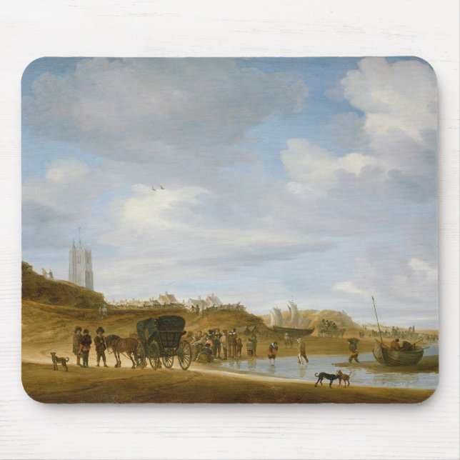 Tapis De Souris La plage chez Egmond-an-Zee (Devant)