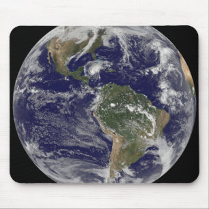 Tapis De Souris La pleine terre montrant l'ouragan Paloma