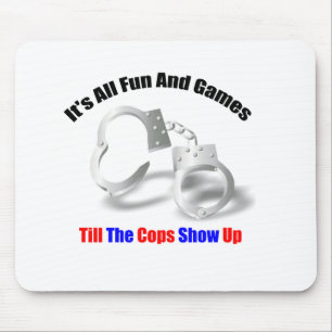 Tapis De Souris La police câline - amusement et jeux Mousepad
