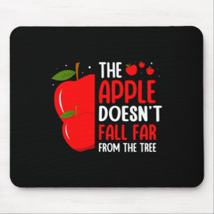 Tapis De Souris La pomme ne tombe pas loin de l'arbre Apple Pic