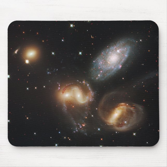 Tapis De Souris La quintette de Stephan : Une épave galaxie galact (Devant)