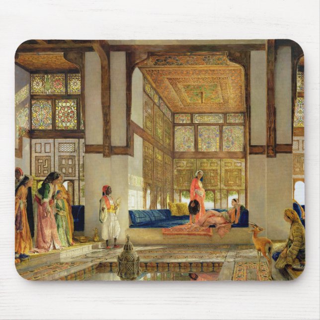 Tapis De Souris La réception, 1873 (huile sur le panneau) (Devant)