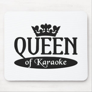 Tapis De Souris La reine du Karaoké mousepad