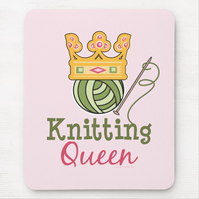 Tapis De Souris La Reine Mousepad de tricot (Devant)
