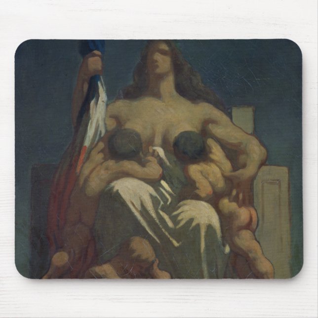 Tapis De Souris La République, 1848 (huile sur la toile) (Devant)