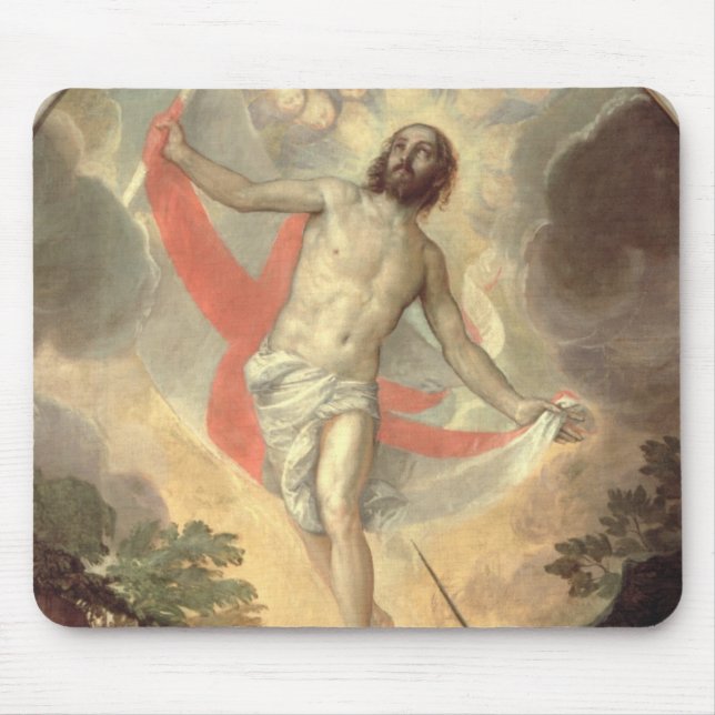 Tapis De Souris La résurrection du Christ (huile sur la toile) (Devant)