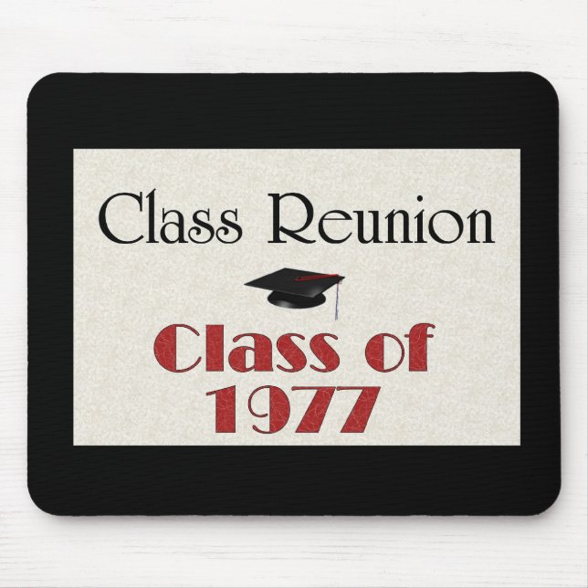 Tapis De Souris La Réunion de classe 1977 (Devant)