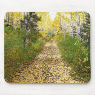 Tapis De Souris La Route Que Vous Quittez Derrière La Souris