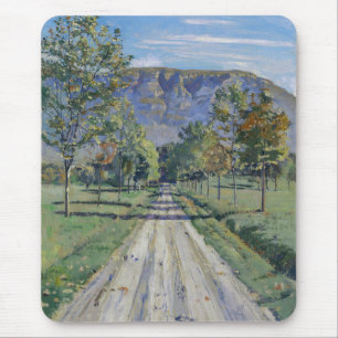 Tapis De Souris La route vers Evordes (par Ferdinand Hodler)