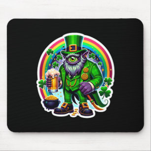 Tapis De Souris La Saint-Patrick Bylor du mauvais œil démon irland