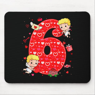 Tapis De Souris La Saint-Valentin Six Sept Cœurs 6 7 Meme Gen Alph
