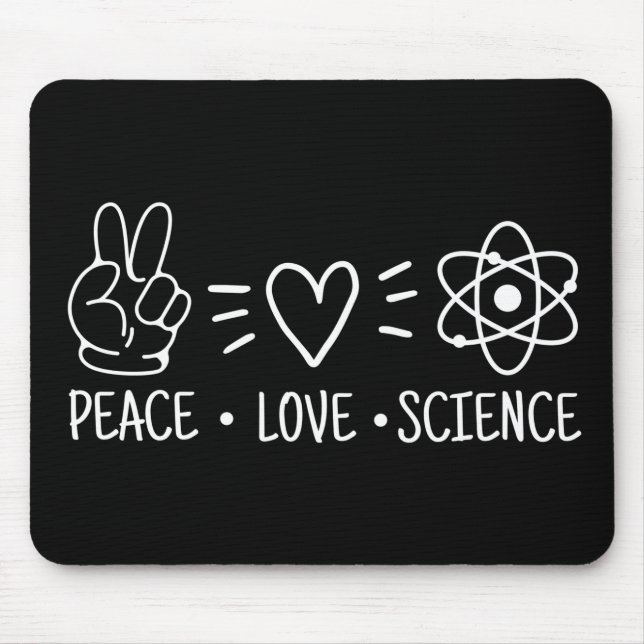 Tapis De Souris La science de l'amour pour la paix (Devant)