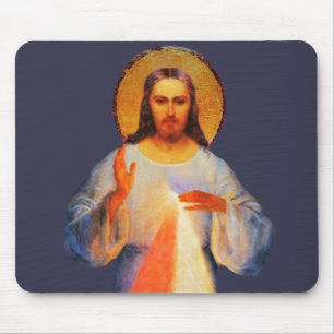 Tapis De Souris La Souris divine de Jésus