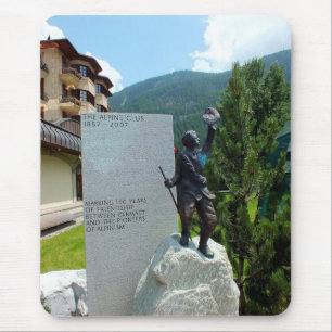 Tapis De Souris La statue du Club Alpin