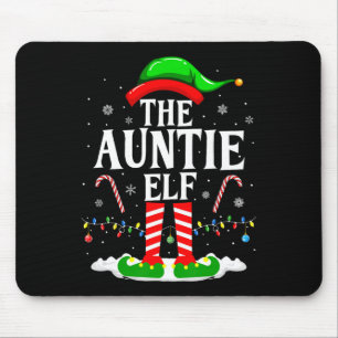 Tapis De Souris La Tante Elfe Drôle Jeu de Noël Elf Correspondant