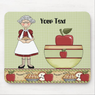 Tapis De Souris La tarte de grand-mère Mousepad