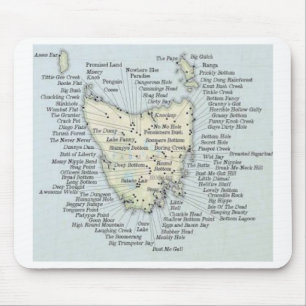 Tapis De Souris La Tasmanie, Australie