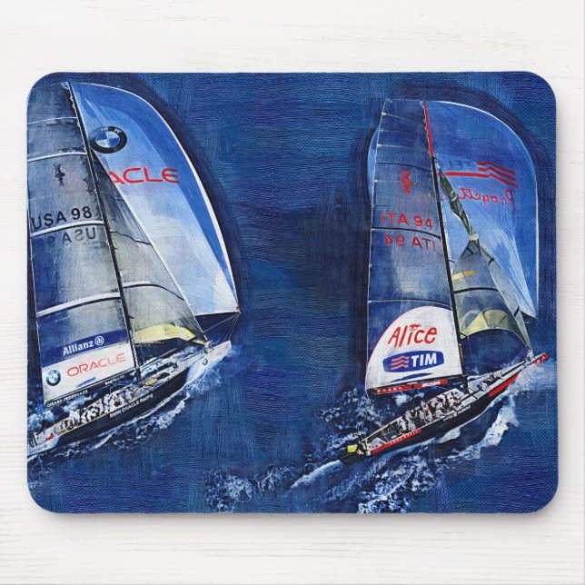 Tapis De Souris La tasse de l'Amérique, Valence Espagne 2007 (Devant)