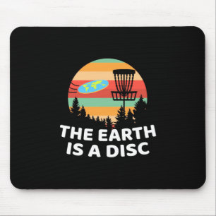 Tapis De Souris La Terre Est Un Disque Golf