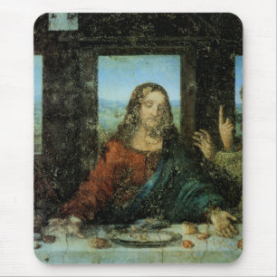 Tapis De Souris La Tête du Christ par Léonard de Vinci