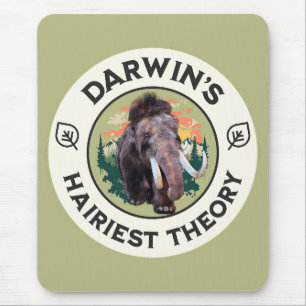 Tapis De Souris La théorie la plus haïrienne de Darwin Mammoth lai