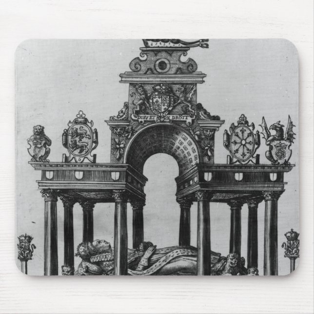 Tapis De Souris La tombe d'Elizabeth I, 1620 (Devant)