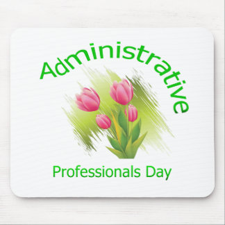 Tapis De Souris La tulipe fleurit le jour administratif de