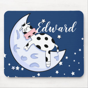 Tapis De Souris La vache au-dessus de la lune