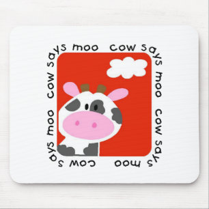 Tapis De Souris La vache indique des T-shirts et des cadeaux de MO