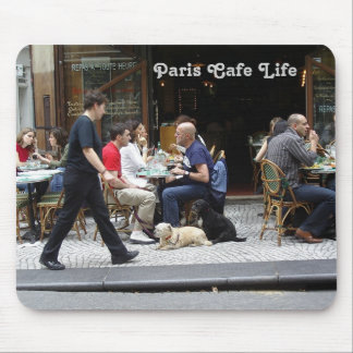 Tapis De Souris La vie Mousepad de café de Paris