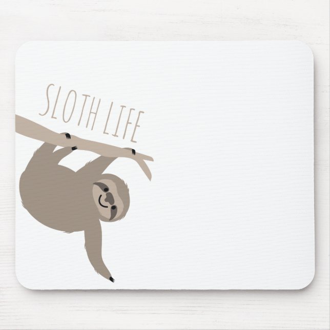 Tapis De Souris La vie MousePad de paresse (Devant)