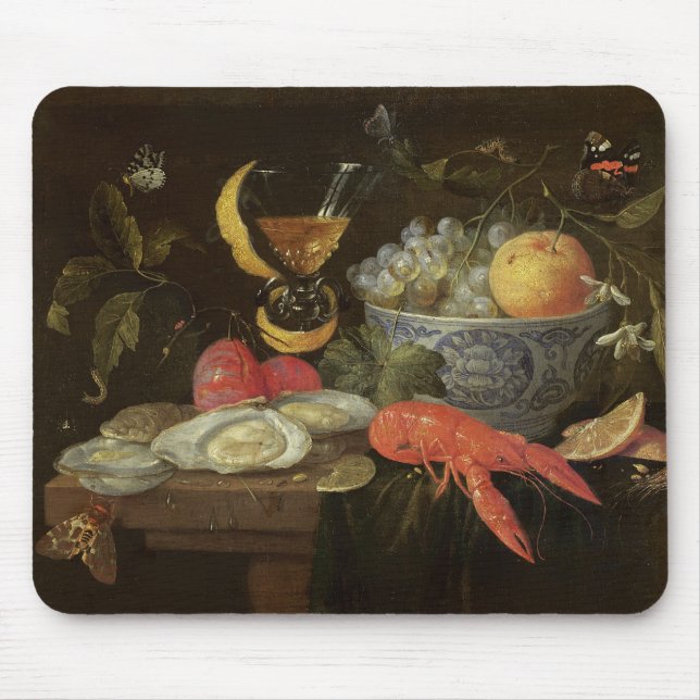 Tapis De Souris La vie toujours avec le fruit et les mollusques et (Devant)