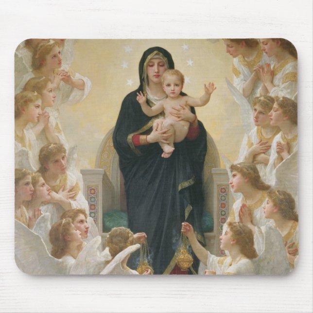 Tapis De Souris La Vierge avec Angels, 1900 (Devant)