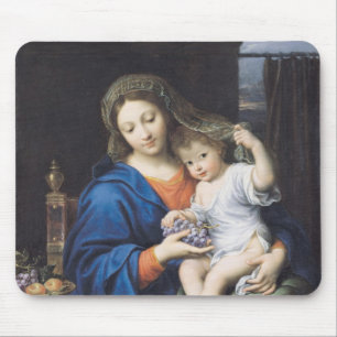 Tapis De Souris La Vierge des raisins, 1640-50