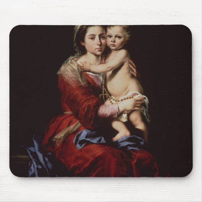 Tapis De Souris La Vierge du chapelet, c.1650 (Devant)