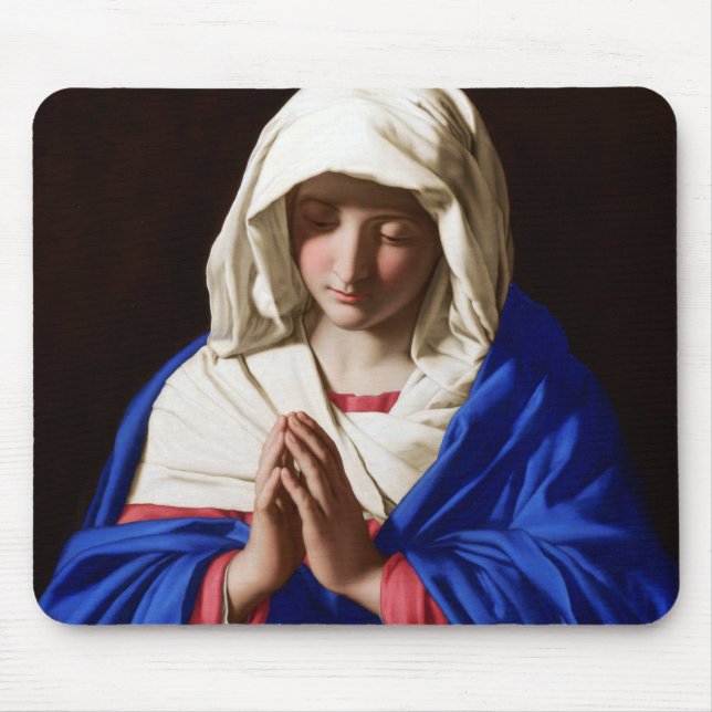 Tapis De Souris La Vierge en prière, Sassoferrato (Devant)