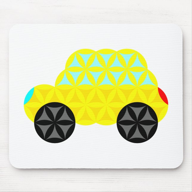 Tapis De Souris La Voiture De Vie - Formes Sacrées A1. (Devant)