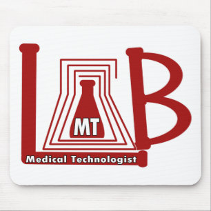 TAPIS DE SOURIS LAB FLASK LOGO MT - TECHNOLOGUE MÉDICALE