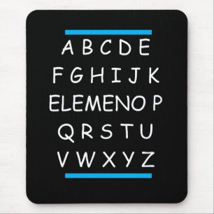 Tapis De Souris L'ABC de la grammaire drôle et sarcastique