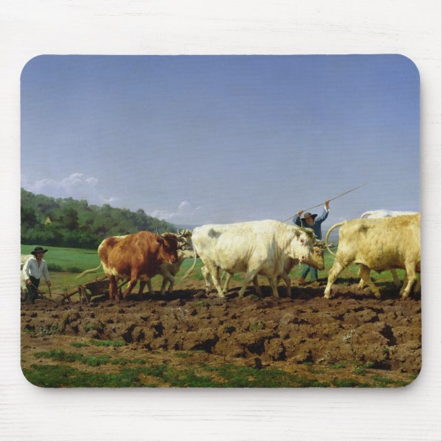 Tapis De Souris Labourant en Nivernais, 1849 (Devant)