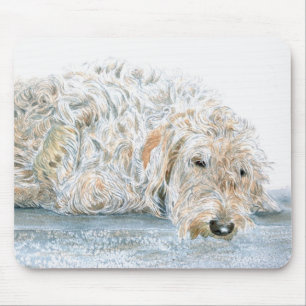 Tapis De Souris Labradoodle somnolent Mousepad