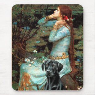 Tapis De Souris Labrador (noir 1) - Ophélie