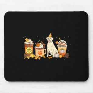 Tapis De Souris Labrador Retriever Café Citrouille épice automne M