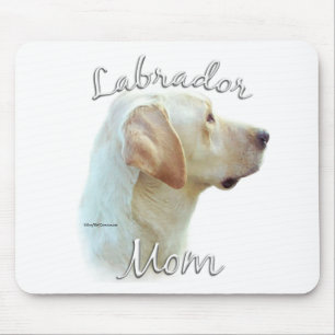 Tapis De Souris Labrador Retriever (jaune) Maman 2