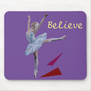 Tapis De Souris 'Lac Ballerina swan